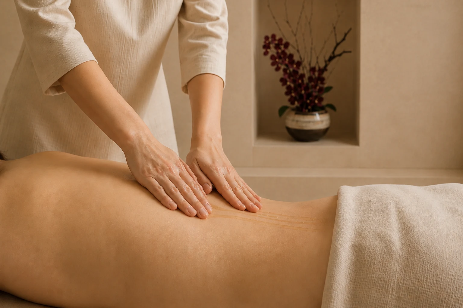 Corpus — Schwedische Massage, fließende Berührung